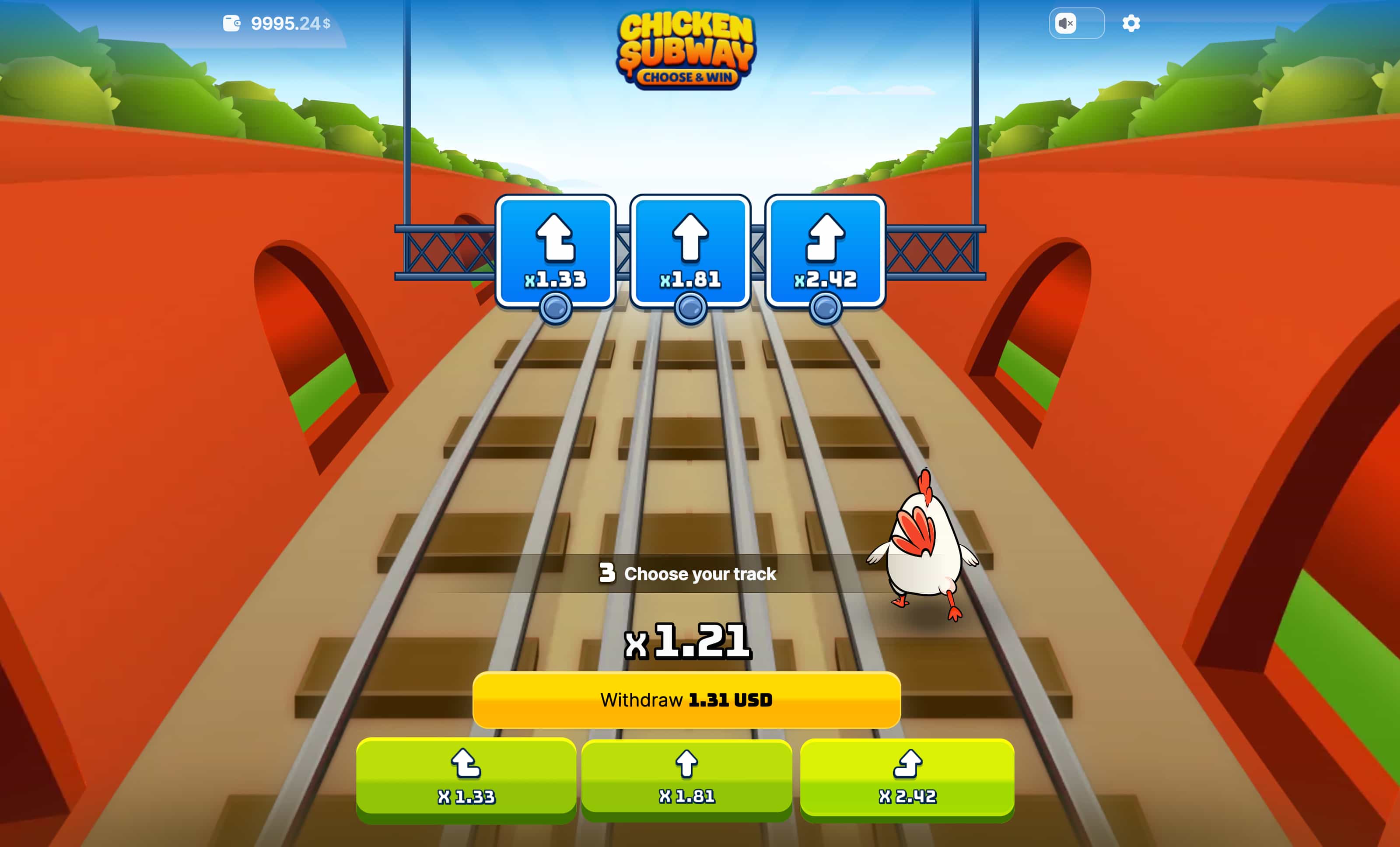 chicken subway free spins